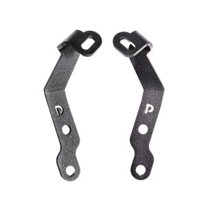 Mercedes-Benz Sprinter 2500 Light Mounts - Go Rhino - XE Hood Hinge Cube Light Mount - Textured Black - `14-`22